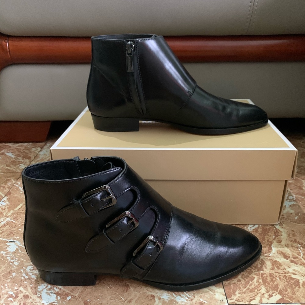 Michael Kors Prudence Leather Ankle Boot size 7